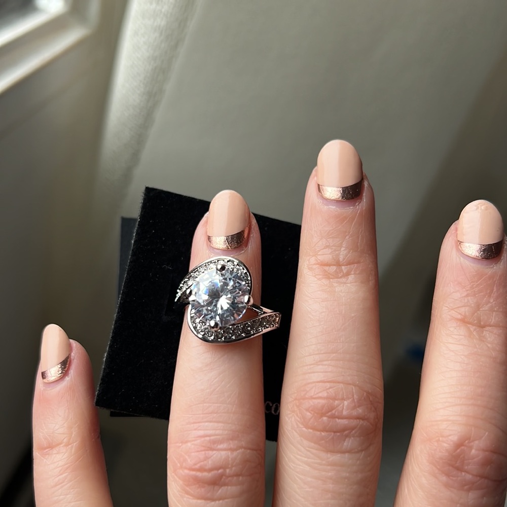Swirl pave ring - Picture 6 of 7